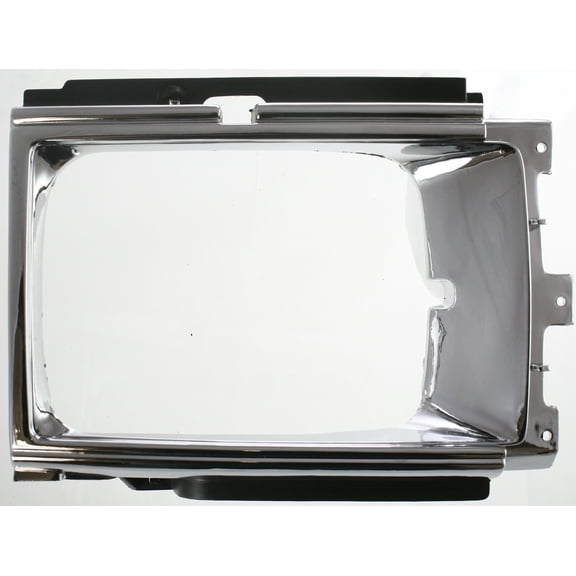 Replacement 3222 Headlight Door Compatible For 1984-1986 Toyota 4Runner Pickup Left Driver Chrome