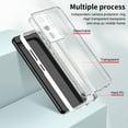 thumbnail image 5 of SaniMore for Samsung Galaxy S23 Ultra Case Slim Transparent [Never-Yellowing], Rugged PC & TPU Bumpers Cover Built-in Detachable Lens Protector Shockproof Protective Shell, White, 5 of 8