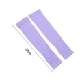 thumbnail image 1 of pitrice 1 Paire de Manchons Rafraîchissants Couleur Unie Sans Doigts Protection Solaire Sport Basketball, 1 of 9