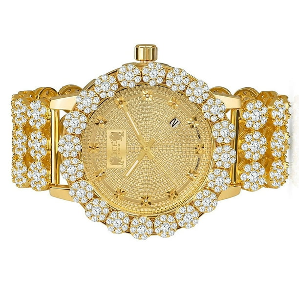 King Crown Jewelers Mens Khronos Luxury Custom Watch Real Diamonds