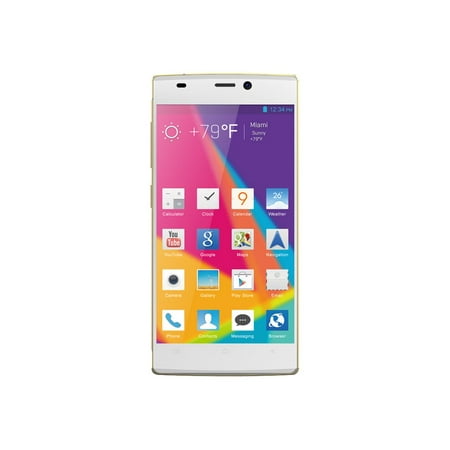BLU Vivo IV - 3G smartphone - RAM 2 GB / Internal Memory 16 GB - OLED display - 5" - 1920 x 1080 pixels - rear camera 13 MP - white gold