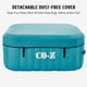 CO-Z 5' Carré Gonflable Bain à Remous Portable 2-4 Piscine pour Patio Arrière-Cour Vert – image 3 sur 9