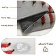 thumbnail image 5 of Baseball Texture Area Rugs 3x5 ft Usa Sport Washable Rug Non Slip Indoor Carpet Absorbent Floor Mat for Living Room Bedroom Dining Room, 5 of 9