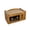 Light Oak-, variant on EIODEAR 22" Retro TV Cat Scratcher House - 3-in-1 Corrugated Cardboard Cat Hideaway, Lounge & Scratching Pad with Dangling Toys, Wood-Look