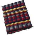 thumbnail image 6 of SSLR Mens Winter Warm Scarf Plaid Tassel Scarf Soft Long Scarves, 6 of 6