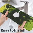 thumbnail image 6 of Sikiie Screaming Horror Art Splash Guard for Sink Faucet-1 PC Super Absorbent Fast Drying Mat Sink Gadgets-Splash Guard for Kitchen, Sink Mat, 6 of 7