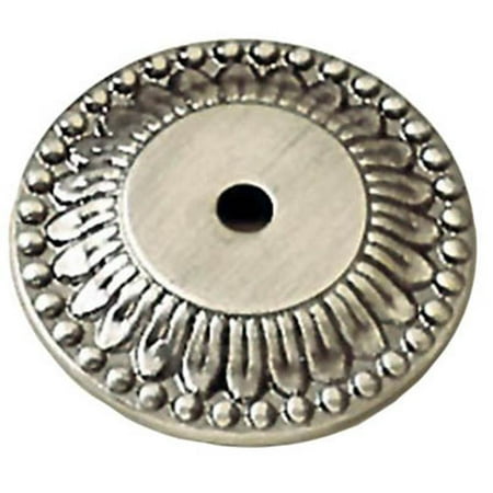 - BWF504 15A Richelieu 1.5 in. Knob, Backplate Antique Pewter