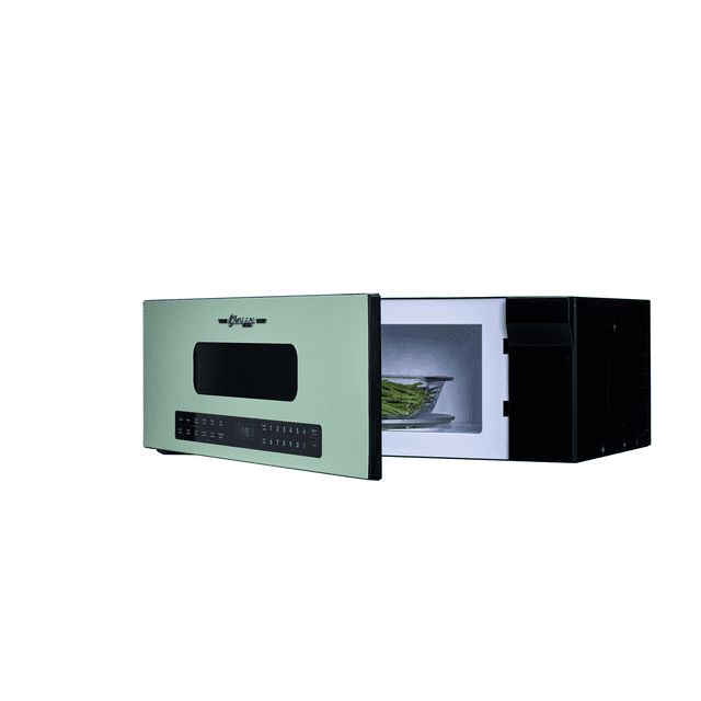 Unique 30' Classic Retro Over-The-Range Microwave, Mint Green