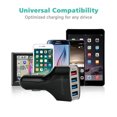 thumbnail image 5 of Cargador de coche USB C, 4 puertos 12 V-24 V tipo C PD y QC de carga rápida encendedor de cigarrillos de coche USB cargadores automotrices para Samsung Galaxy A02S M12/iPhone 12/Xiaomi Redmi 9C Note 1 Afortunado Sencillez, 5 of 5