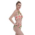 thumbnail image 4 of Fotbe Watermelon Women's High Waisted Bikini Tankini Sets Two Piece Bathing Suits High Cut Scoop Neck Swimsuit-XX-Large, 4 of 8