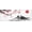 Cherry Blossom, variant on American Flag Large Gaming Mouse Pad, Mouse Pads for Wireless Mouse for Women and Men Office Gifts, XL Big Full Desk Mousepad Keyboard with Nonslip Base, (Black, 31.5 * 11.8 Inch)