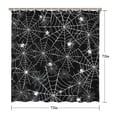 thumbnail image 5 of Halloween Spider Webs with Spiders Shower Curtain 72"x72" ,Bathroom Decorative Shower Curtains Set with 12 Hooks,Modern Waterproof Washable Shower Curtain, 5 of 6