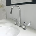 thumbnail image 4 of Speakman Commander Widespread Lavatory Faucet with 4-Inch Wrist Blade Handles, 4 of 5