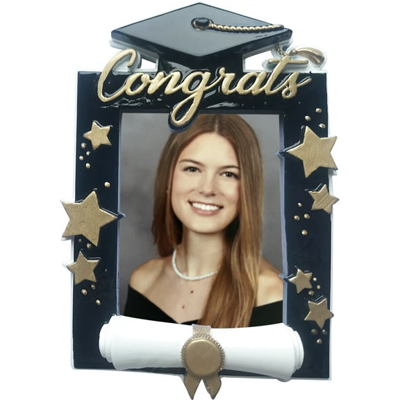 Graduation Frame Picture Frame Personalized Christmas Ornament Do-It-Yourself