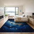 thumbnail image 3 of ODIKA Large Nebula Galaxy Starry Planets Motif Planetary Stars Themed for Dining Room, Basement, Office, Non-Slip Chair-Friendly, 3 of 7