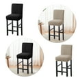 thumbnail image 2 of Simple Striped Design Chair Covers Barstools Cover for Versatile Home Dining Use, 2 of 15