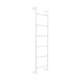 thumbnail image 6 of White, 6 Steps-71in Wall/Floor-Mounted Bunk Bed Ladder | Basement Window Well Egress Exit L-Adder | Metal Step Ladder for RV Attic Bunk Bed | Loft Steps for Dorm Beds, 6 of 20