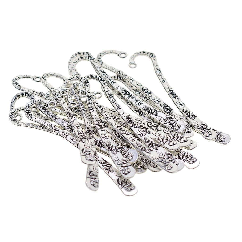 Pack of 20 Metal Bookmarks Bookmarkers Beading School office bookshelf