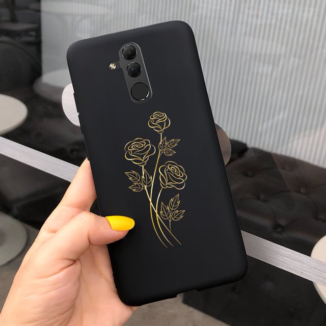 Case For Huawei Mate 20 Lite Soft Cute Cartoon Flower Silicone Phone Cases for Hauwei Mate 20 Lite SNE-LX1 Funda Back Cover 6.3" case-c17 Mate 20 Lite