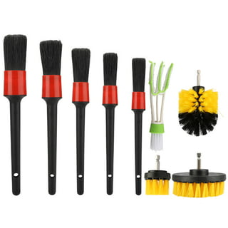bemece 29 Pieces Car Detailing Kit Car Cleaning Tools Auto Detailing Drill  Brush Car Wash Kit - Car Detail Brush Set for Cleaning Wheels Interior