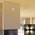 thumbnail image 4 of Bewildely Lámpara de pared LED Octagon Lámpara de pared de 4 LED Blanco cálido 4W 3000K- AC 85-265V 50 / 60Hz para escaparate de sala de estar Iluminación y accesorios No.1 Bewildely HA024501-01, 4 of 6