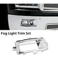thumbnail image 3 of 1Pair Fog Light Trims Set Chrome  Fit For 2014-2015 Chevy Silverado 1500 Fog Lamp Trim, 3 of 9