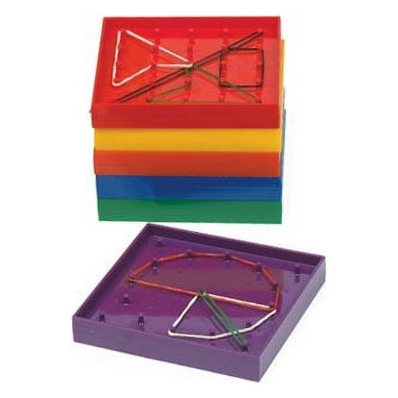 EAI Education Geoboard: 5" Double-Sided - Set of 6