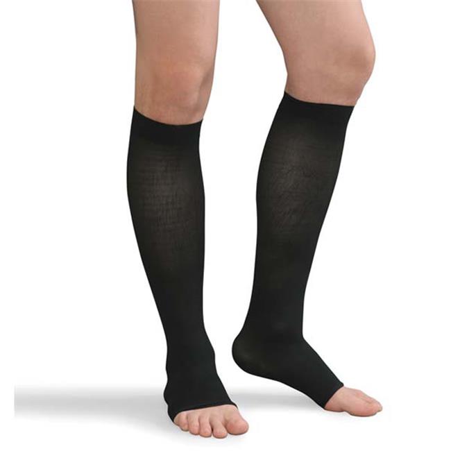 Advanced Orthopaedics OT - 9528 - BL 30 - 40 mm Hg Compression Knee Highs, Black - Extra Large