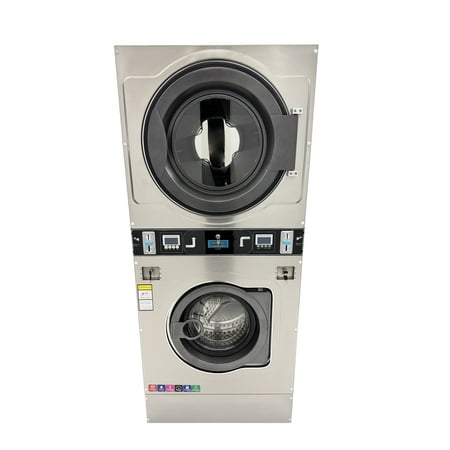 Commercial Coin-Operated Washing Machine Dryer Combined Washing and Drying Integrated Machine 220V