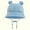 Blue, variant on YYYTop Newborn Sun Protection Wide Brimes Baby Boy Girl Sun Hat Cute Summer Beach Baby Sun Hat Baby Girl Hats with Ear