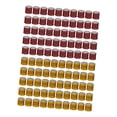 thumbnail image 3 of 100 anillos reutilizables de aluminio 2023 para patas de paloma, numerados y de identificación. naranja y rojo, 3 of 7