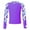 Purple, variant on YONGHS UPF 50 Swim Top for Girls Floral Long Sleeve Rashguard Shirts Beach Bathing Suit Swimsuits Orange 4