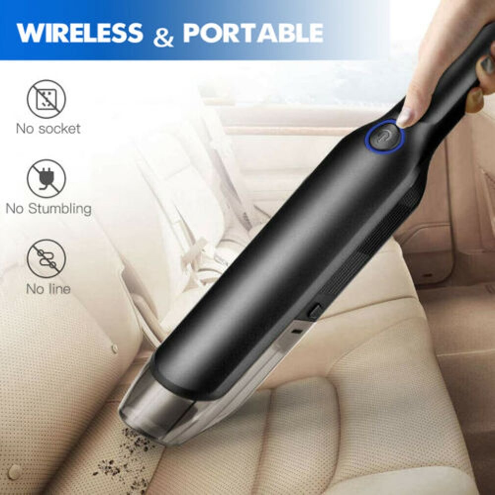 2000mA Electric Car Vacuum Cleaner Wireless Strong Suction Portable