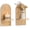 Natural, variant on Black Wood Arch Wall Candle Sconces Set of 2 for Hallway Fireplace Bedroom Decor