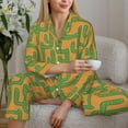thumbnail image 6 of Sikiie Cactus 2 Women's Long-Sleeve Shirt and Full-Length Bottom Pajama Set (s-xxl)-X-Large, 6 of 7