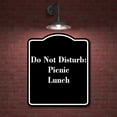thumbnail image 2 of Do Not Disturb Picnic Lunch BLACK Aluminum Composite Sign 20''x24'', 2 of 9