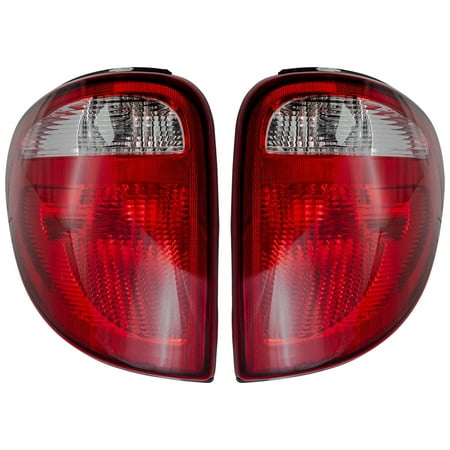 Brock Tail Lights 04 07 Dodge Caravan Chrysler Town Country Pair Driver And Penger Lamps Set Replaces 68241335aa 68241334aa
