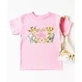 thumbnail image 4 of Wild and Three Birthday Shirt for Girls  Safari Jungle Animals 3rd Birthday Graphic T-shirt Pink Shirt 4T, 4 of 8