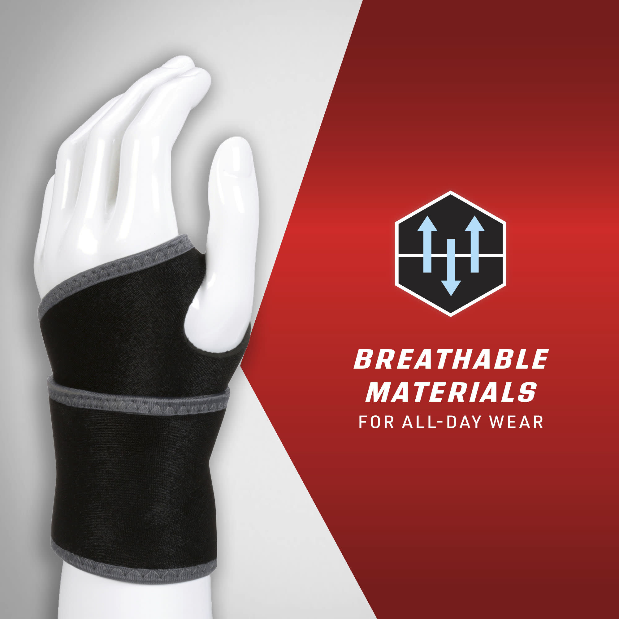 ACE Brand Adjustable Wrist Support Brace, Black photo 2