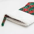 thumbnail image 4 of A Christmas Mini Stocking With Plaid Cuff For Decor And Gift Bag Holiday Design Includes 1 Piece Size 14.57X8.66 Inches Weight 0.19 Lb, 4 of 4