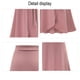 thumbnail image 3 of Falda acampanada de cintura alta para mujer, falda midi acampanada, rosa, XL, 3 of 6