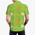 thumbnail image 6 of Wukai Funny Chicken Men’s Polo Shirts,Quick-Dry Athletic Shirt,Classic Fit Shirts-4X-Large, 6 of 8