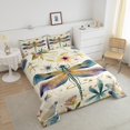 thumbnail image 4 of Dragonfly Ensemble de Douillette pour Garçons Filles Literie Rustique Style Ferme 2 Pcs Format Simple Animal Sauvage Dragonfly Ensembles de Literie Douillette Rustique Ferme Couette Intérieure Nature Imprimé Floral Courtepointe, 4 of 6