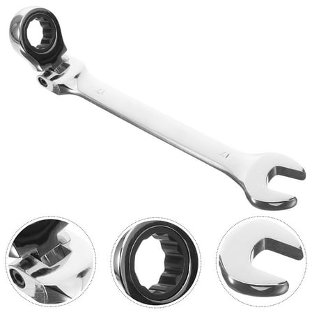 FESTFENDS Ratcheting Spanner Combination Wrench Steel Tool 1Set
