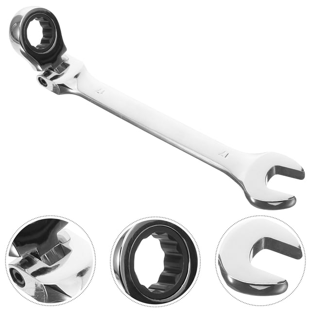 ADDHAT Llave De 17Mm De Tratada Para Fuerza Y Durabilidad Color Plata
