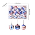 thumbnail image 2 of ChicYu 12 Pcs Ball Star Ornaments Decorations,Shatterproof 4th July Tree Decor for Indoor Outdoor, Independence Day Party Scene Enhancement Holiday Decor For Home Decor Multicolor, 2 of 6