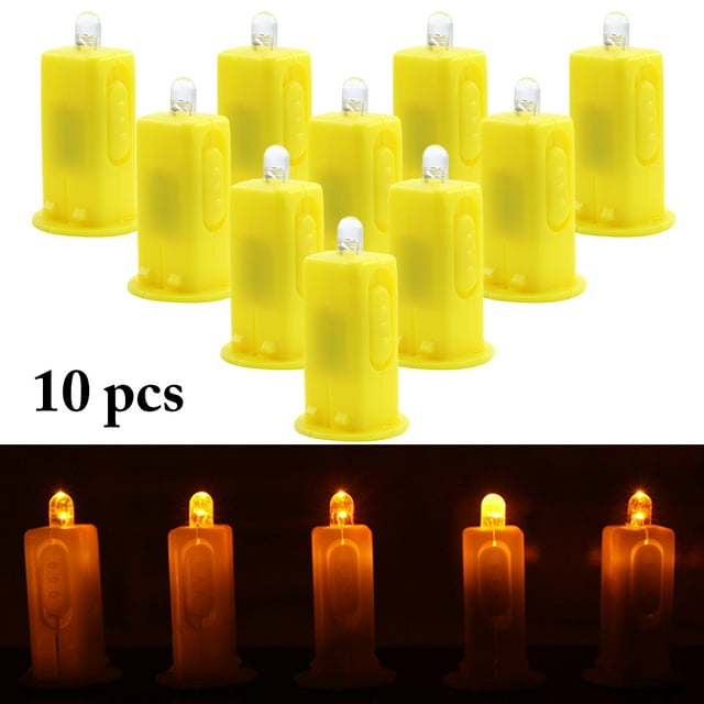 10PCS Paper Lantern Light Creative Decorative Lantern LED Candle Party Light