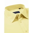 thumbnail image 3 of sogami Men's Stain Shield Dress Shirt Long Sleeve Stretch Button Down Formal Shirt, 3 of 7