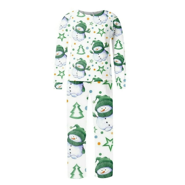 Pyjamas de Noël Assortis pour Femmes Ensembles de Pyjamas de Vacances pour la Famille