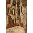 thumbnail image 2 of Max Liebermann 17x24 Gold Ornate Framed and Double Matted Museum Art Print Titled - Venetian Alley to the Right (1878), 2 of 4
